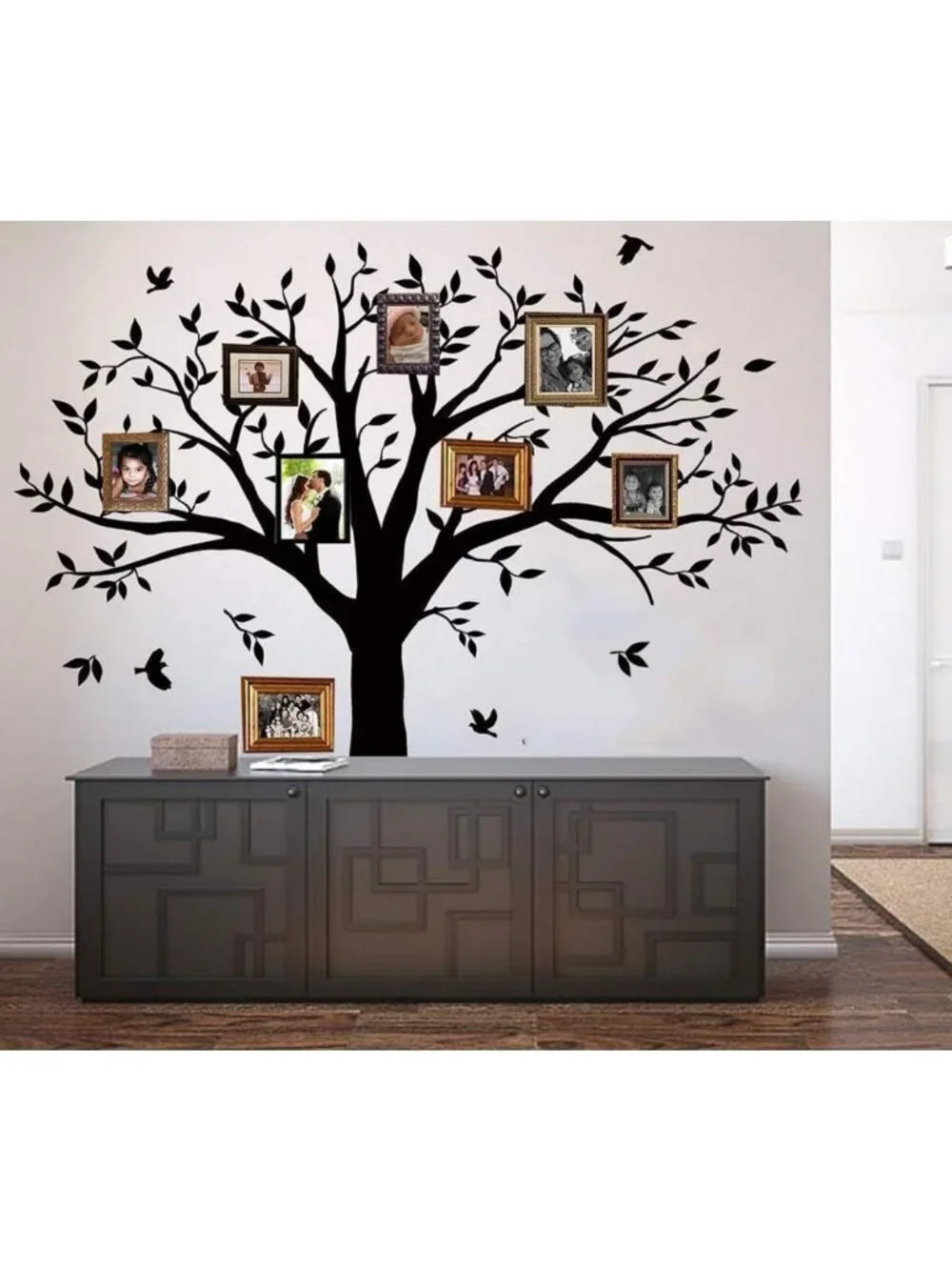 Family Tree Wall Decal - Inspirational Quote 'Branches On A Tree' for Home Decor